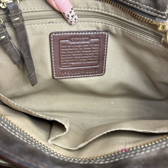 Coach Suede Patchwork Bag 10299 - Picture 7 of 7